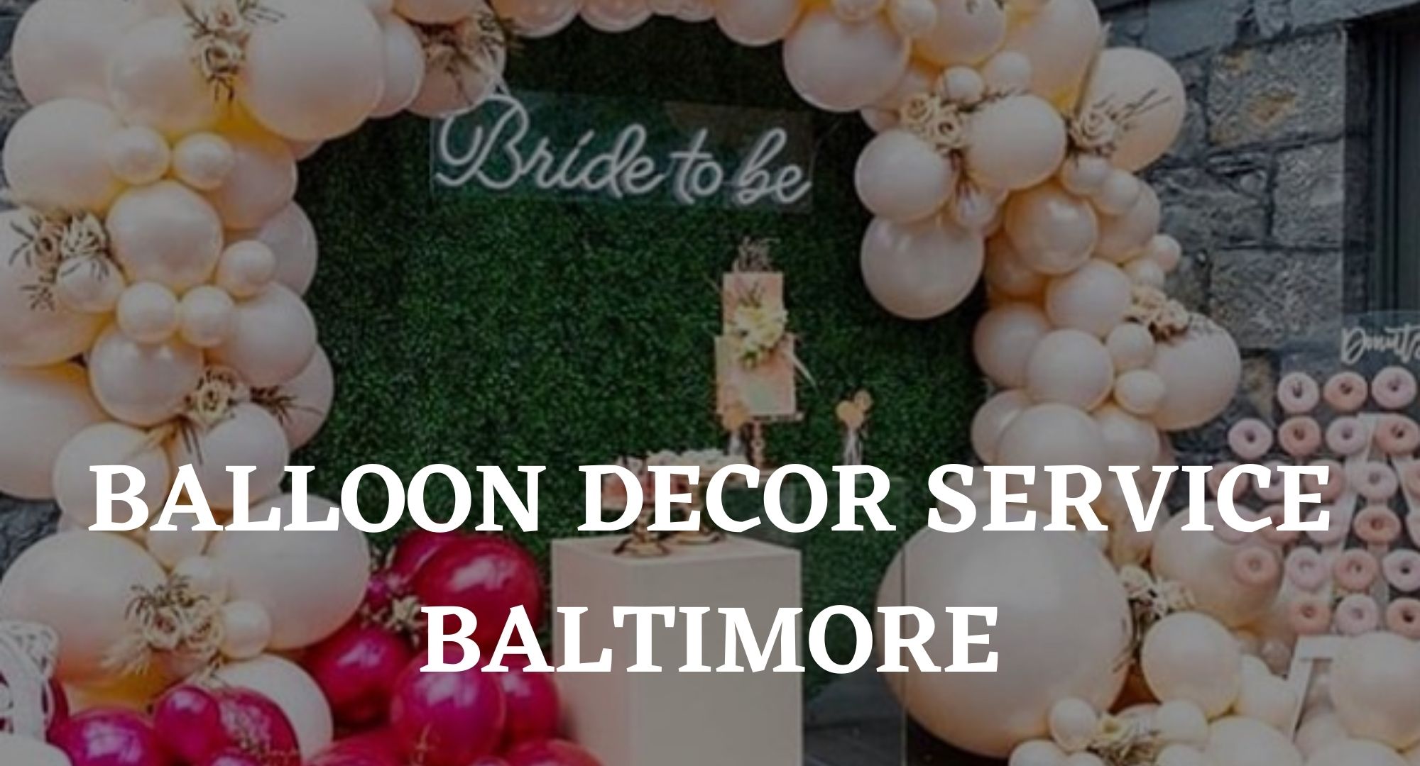 Balloon Decor Rental Brampton