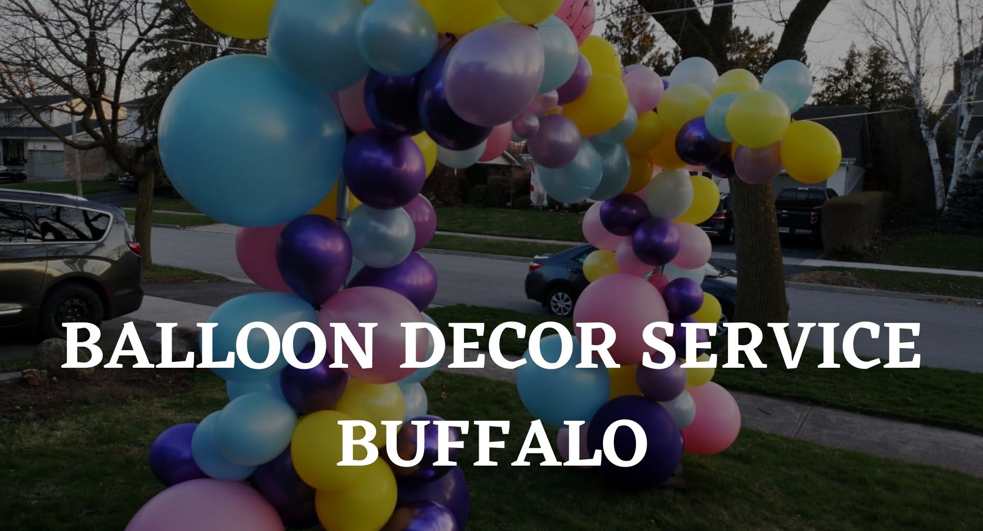 Balloon Arches, Buffalo Wedding Balloon Arch