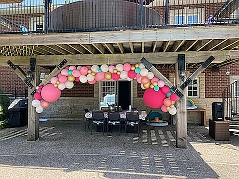 Entry Balloon Arch - The Brat Shack Party Store