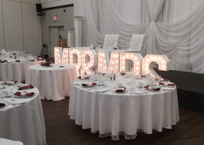 Allentown Mr & Mrs Marquee Letters