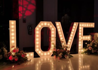Love Letters Marquee Letters Rental
