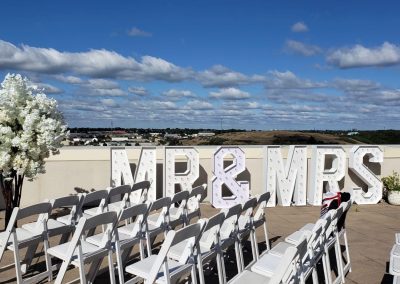 Chandler Mr & Mrs Marquee Letters Rental