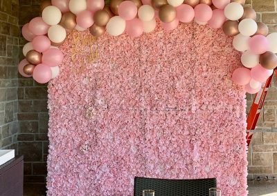 Chattanooga Pink Flower Walls Backdrop Rental