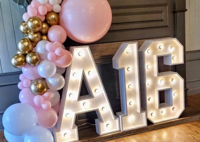 Marquee Numbers Letters Rental in Clarksville