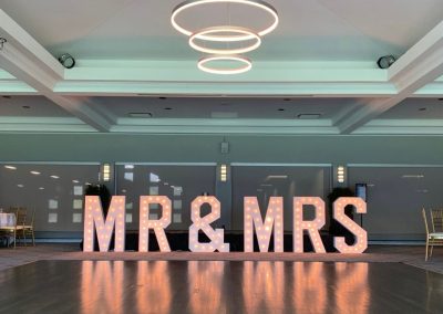 Clarksville Mr & Mrs Marquee Letters Rental