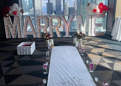 Clearwater Marry Me Marquee Letters Rental
