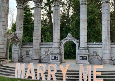 Dayton Marry Me Marquee Letter Rental
