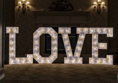 Fort Worth Love Marquee Letters Rental
