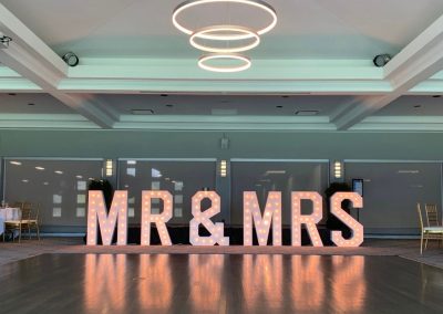 Mr & Mrs Marquee Letters Rental in Fort Worth