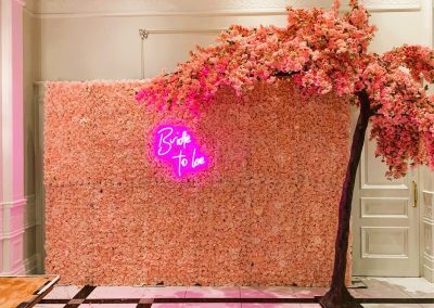 Glendale Pink Blush Flower Walls Rental