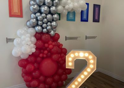 Lubbock Half Arch Balloon Decor Rental
