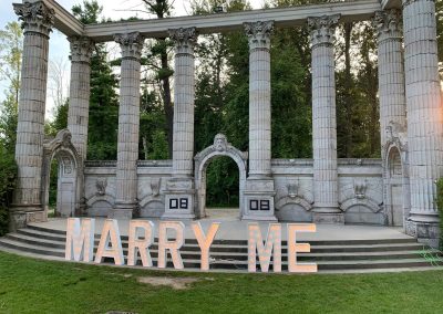 Miami Marry Me Marquee Letters Rental