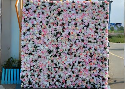Naperville Mixed Color Flower Walls Rental