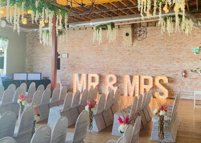 Naperville Mr & Mrs Marquee Letters Rental