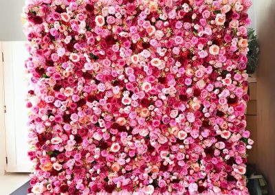 Plano Mixed Color Flower Walls Rental