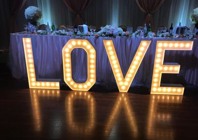 Sterling Heights Love Marquee Letters Rental