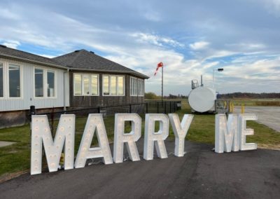 Syracuse Marry Me Marquee Letters Rental