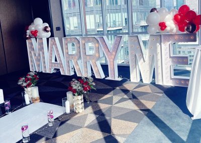 Toledo Marry Me Marquee Letters Rental