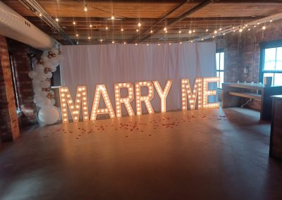 West Palm Beach Marry Me Marquee Letters Rental